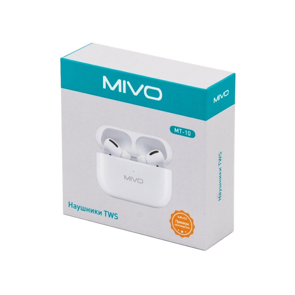 Беспроводные наушники MIVO MT-10 Bluetooth 5.1 с микрофоном и сенсорным  управлением / IOS / Android / Siri - купить в Москве в розницу и опт,  доставка по России